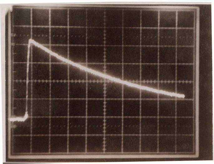 第3図B　標準雷インパルス電圧の実測写真