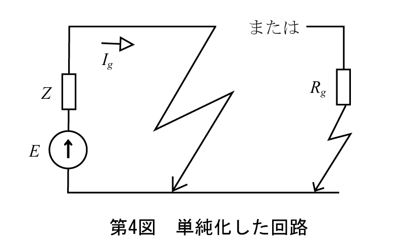第4図　単純化した回路